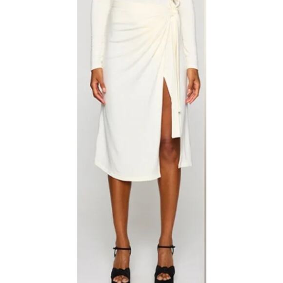 Bleusalt x Christian Siriano The Westward Wrap Skirt Unbleached Size 3 - Picture 1 of 4